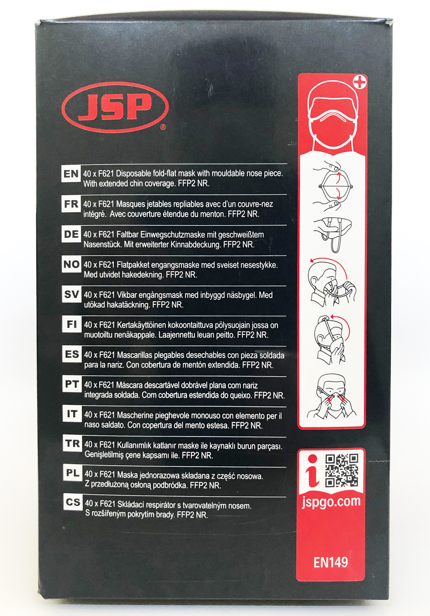 F621 FFP2 respirátor bez ventilčeku