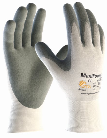 34-800 MAXIFOAM Pracovné rukavice Biela-Šedá, 8