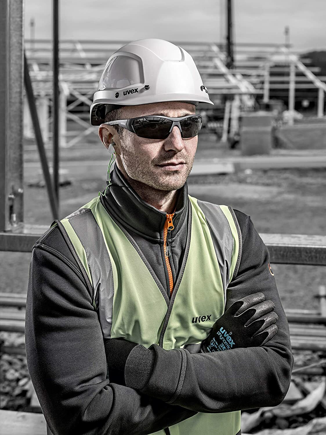 I-WORKS Pracovné okuliare sivé Antracitová-Šedá