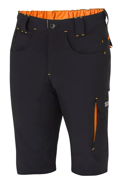 LAREDO TECH LIGHT SHORTS Krátke nohavice XS, Čierna-Oranžová