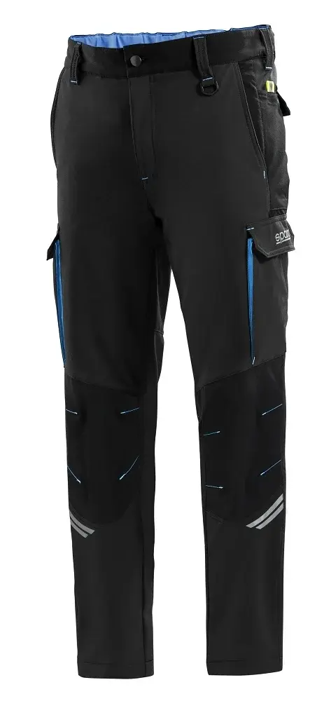 OREGON TECH TROUSERS Pracovné nohavice XS, Čierna-Modrá