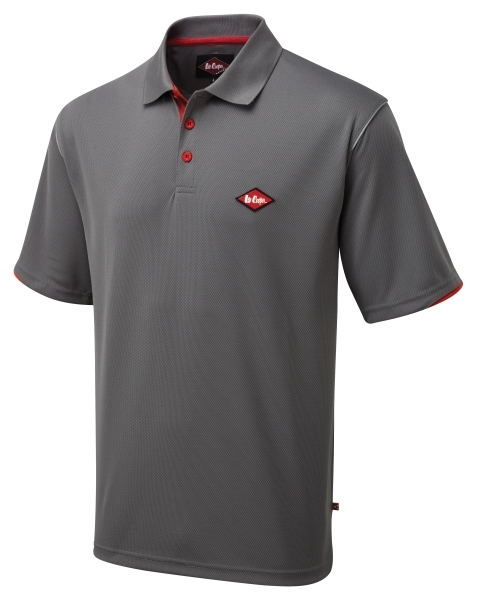 Lee Cooper LC01 Polokošeľa pánska Šedá, M