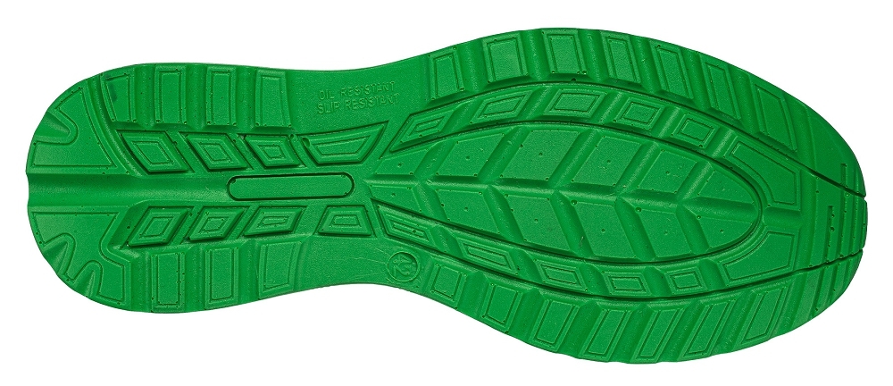 KNITTER S1 ESD GREEN LOW Bezpečnostná obuv 36, Zelená-Sivá